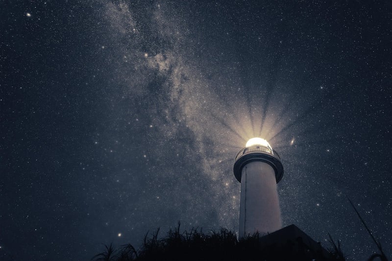 Starry Night Landscape